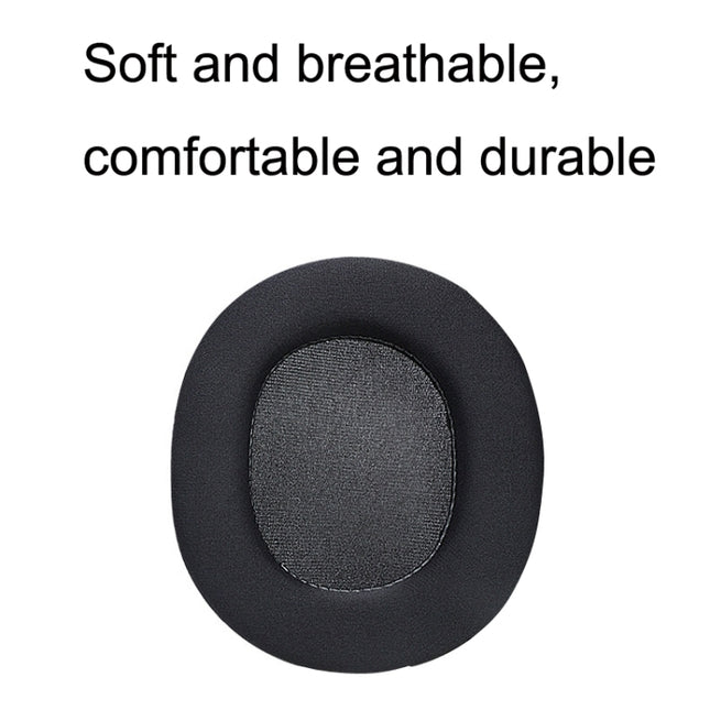 2pcs Sponge Headset Pad for Steelseries Arctis Pro / Arctis 3 / 5 / 7(Black Grey Leather)