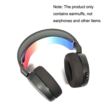 2 Stück Schaumstoff-Headset-Pad für Steelseries Arctis Pro / Arctis 3 / 5 / 7 (Schwarz-Graues Leder), TBD0601869701B, TBD0601869701C, TBD0601869701D, TBD0601869701E, TBD0601869701F, TBD0601869701G, TBD0601869701H, TBD0601869701J, TBD0601869701A