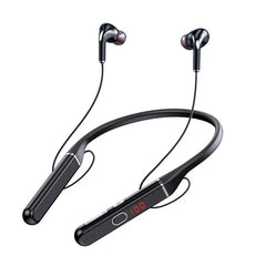 S650 HIFI Bluetooth Wireless Neckband Earphone Support TF Card, S650 Black