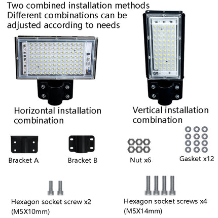 LED Waterproof Road Lighting Courtyard Floodlight, 25W, 200W