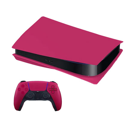 Game Accessories Host CD-ROM Version Replacement Shell Protective Shell For PS5, Midnight Black, Star Red, Blue