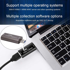 CJK013 Video Capture Card Live Recording Box Video Capture Adapter, Random Color Delivery, USB3.0