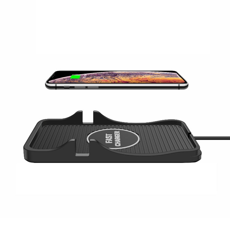 C7 Car Navigation 2 In 1 Multi-Function Non-Slip Pad Wireless Charger, C7 USB Interface