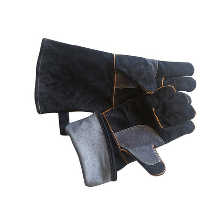 1 Pair Outdoor Gardening Cut-Proof Cowhide Welding Gloves, Length, 35cm, 40cm