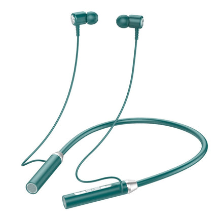 BT-63 Wireless Bluetooth Neck-mounted Magnetic Headphone, Green, Black, Blue, Red, Pink, White