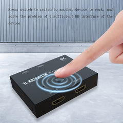F0301 HDMI 2.1 Two-Way Switcher PS5 Dedicated One-In-Two High-Definition Switcher, F0301