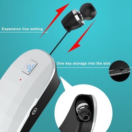 Telescopic Neck-Mounted Folding Bluetooth Earphone