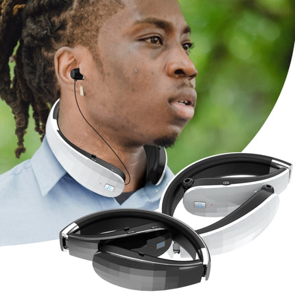 Telescopic Neck-Mounted Folding Bluetooth Earphone
