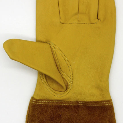 1 Pair JJ-GD305 Genuine Leather Stab-Resistant Cut-proof Garden Gloves, Size:, S, M, L, XL