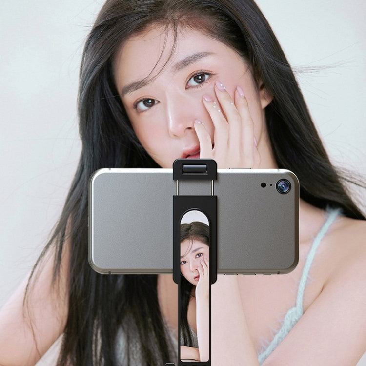 Integrated Bluetooth Selfie Stick With Vibrato Remote Control Makeup Mirror, P80 1.33m, P81 1.7m