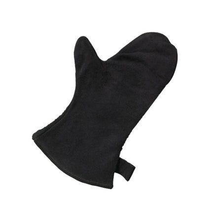1 Pair Outdoor BBQ Genuine Leather Heat Insulation Gloves, KX139
