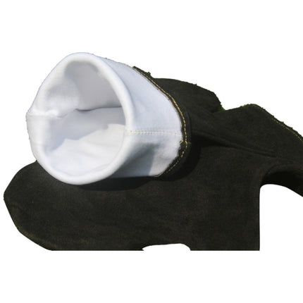 1 Pair Outdoor BBQ Genuine Leather Heat Insulation Gloves, KX139