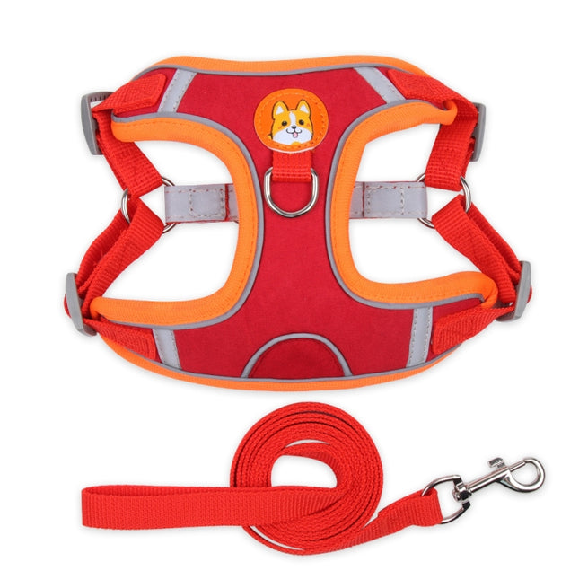 BL-867 Pet Chest Straps Reflective Dog Traction Rope, Size:, S, M, L, XL