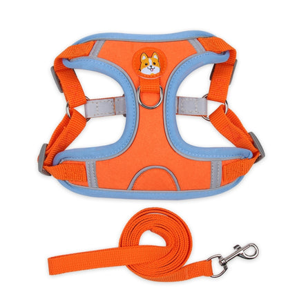 BL-867 Pet Chest Straps Reflective Dog Traction Rope, Size:, S, M, L, XL