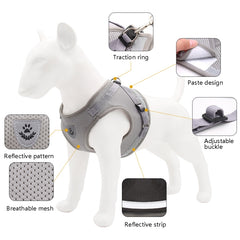 BL-844 Pet Chest Straps Reflective Breathable Dog Rope, Size:, XS, S, M, L, XL