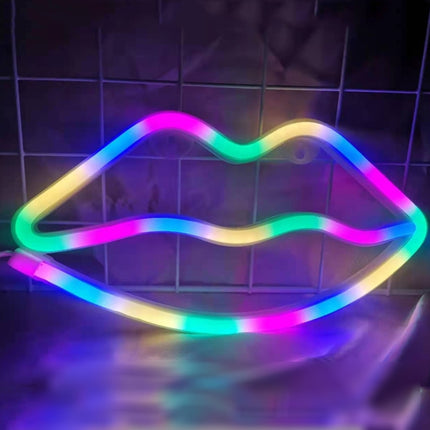 Neon LED Modeling Lamp Decoration Night Light, Power Supply:, Battery or USB, USB