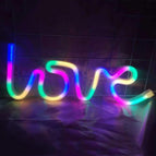 Battery or USB / Colorful Love