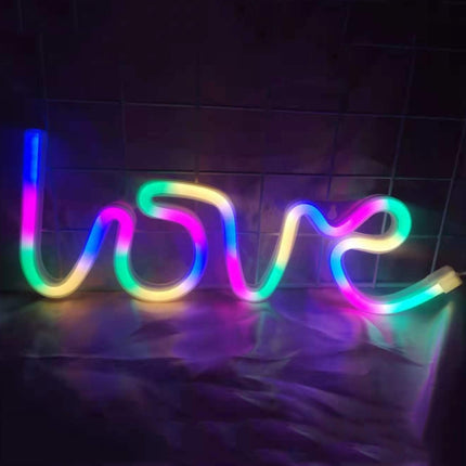 Neon LED Modeling Lamp Decoration Night Light, Power Supply:, Battery or USB, USB