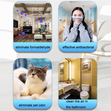 CT02 Negative Ion Air Purifier Pet Deodorant Removal Cleaner, US Plug, EU Plug