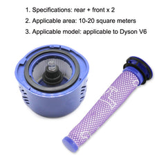 Accesorios de filtro para Dyson V6, 3 en 1