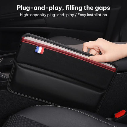 SUSISUN 049 Multifunctional Car Seat Slit Storage Box, Black, Brown, Wine Red, Beige, Black (One Pair), Brown (One Pair), Wine Red (One Pair), Beige (One Pair)