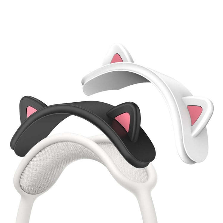Cat-Ear Silikon Beam Cover für AirPods Max, Schwarz, Weiß