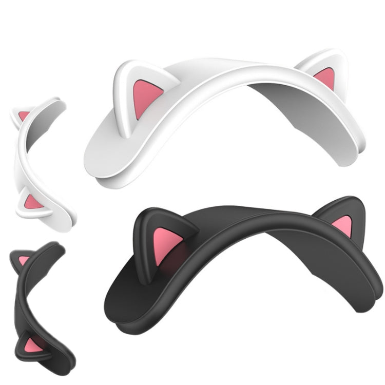 Cat-Ear Silikon Beam Cover für AirPods Max, Schwarz, Weiß