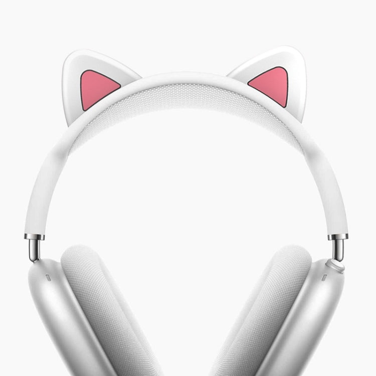 Cat-Ear Silikon Beam Cover für AirPods Max, Schwarz, Weiß