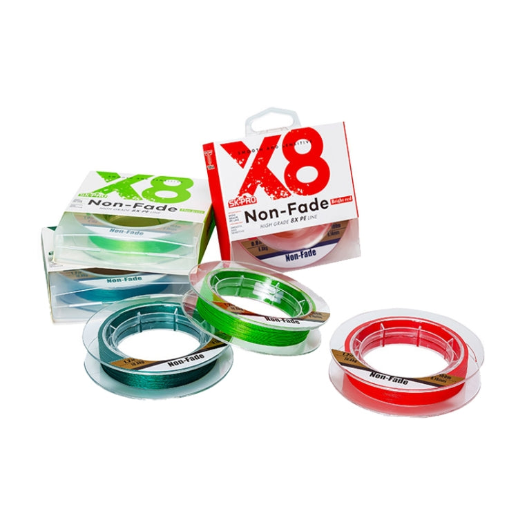 NON-FADE X8 150m 8 Code PE Pish Line, No. 0.8, No. 1.0, No. 1.2, No. 1.5, No. 2.0, No. 3.0, No. 4.0, No. 5.0