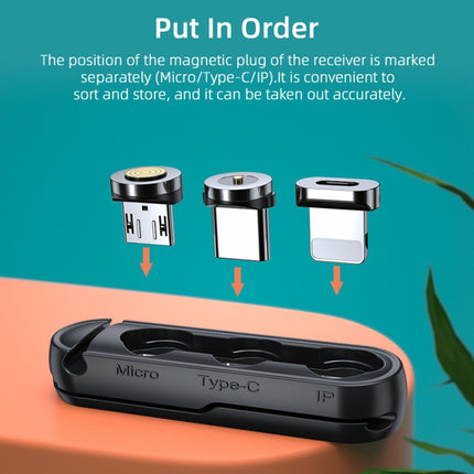 Organizador de cables portátil antipérdida con punta de succión magnética de 20 piezas