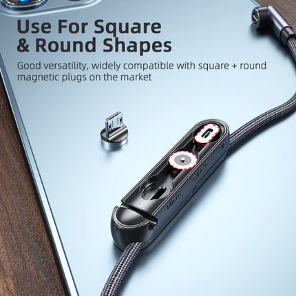 Organizador de cables portátil antipérdida con punta de succión magnética de 20 piezas