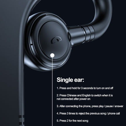 M99 Bluetooth V5.2 Single Earhook Business Headphone, Black, Pink, Black+Red, Black+Blue, Black+White