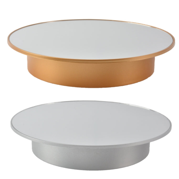 20cm Mirror Two-way Turntable Display Stand Video Shooting Props Turntable, Gold, Silver
