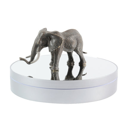 25cm Adjustable Speed Electric Rotating Display Stand Video Shooting Props Turntable, Black Mirror, White Mirror, Golden Mirror, Silver Mirror