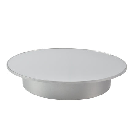 25cm USB Power Rotating Display Stand Video Shooting Props Turntable, Black Mirror, White Mirror, Golden Mirror, Silver Mirror, White+White Velvet, White+Black Velvet, White Bottom Frosted, Black Bottom Frosted, Black+Black Velvet