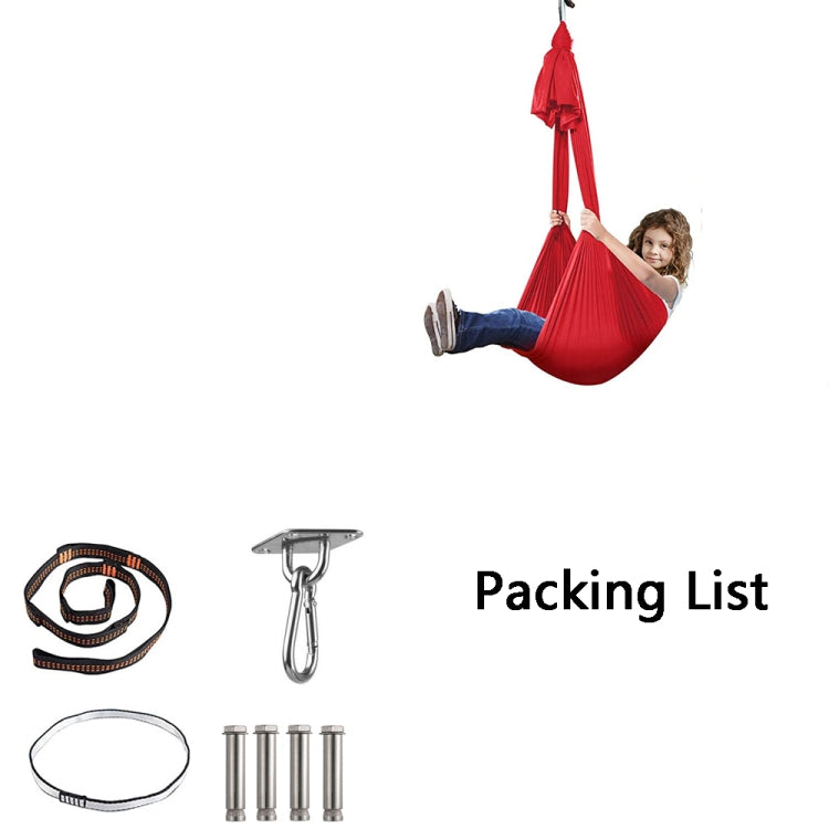 Kids Elastic Hammock Indoor Outdoor Swing, Size:, 1x2.8m (Red), 1x2.8m (Green), 1x2.8m (Dark Blue), 1x2.8m (Purple), 1x2.8m (Sky Blue), 1x2.8m (Silver Gray), 1x2.8m (Black), 1.5x2.8m (Red), 1.5x2.8m (Green), 1.5x2.8m (Dark Blue), 1.5x2.8m (Purple)�����...