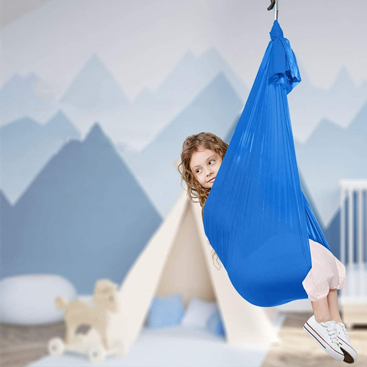 Kids Elastic Hammock Indoor Outdoor Swing, Size:, 1x2.8m (Red), 1x2.8m (Green), 1x2.8m (Dark Blue), 1x2.8m (Purple), 1x2.8m (Sky Blue), 1x2.8m (Silver Gray), 1x2.8m (Black), 1.5x2.8m (Red), 1.5x2.8m (Green), 1.5x2.8m (Dark Blue), 1.5x2.8m (Purple)�����...