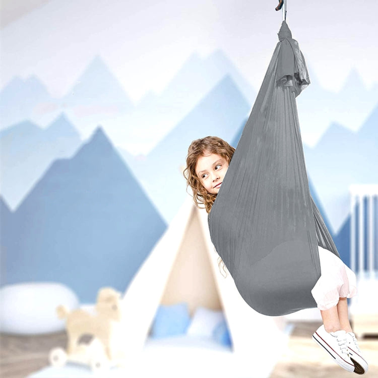 Kids Elastic Hammock Indoor Outdoor Swing, Size:, 1x2.8m (Red), 1x2.8m (Green), 1x2.8m (Dark Blue), 1x2.8m (Purple), 1x2.8m (Sky Blue), 1x2.8m (Silver Gray), 1x2.8m (Black), 1.5x2.8m (Red), 1.5x2.8m (Green), 1.5x2.8m (Dark Blue), 1.5x2.8m (Purple)�����...