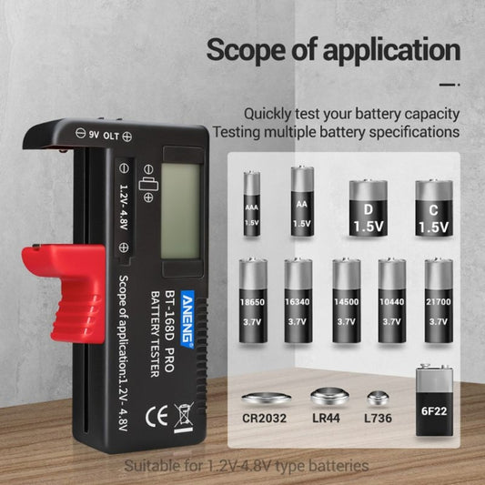 ANENG BT-168 PRO High Precision Battery Voltage Tester