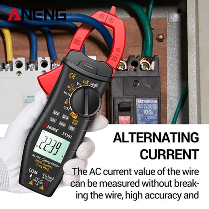 ANENG ST191 Multifunctional AC Clamp Digital Meter, ST190 Red, ST190 Black, ST191, ST192 600A DC Current, ST193 Intelligent Automatic