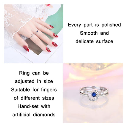 2pcs J259 Ladies Romantic Star Moon Stacked Open Rings