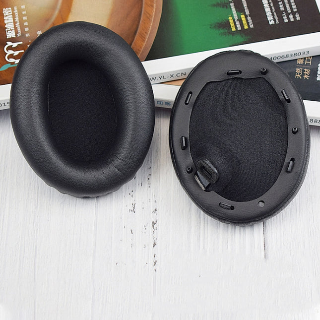 2pcs PU Leather Earpads For Sony WH-1000XM4, WH-1000XM4(Black+Buckle), WH-1000XM4(Blue+Buckle)