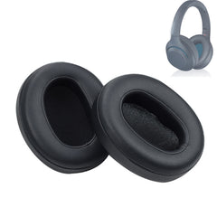 2 almohadillas de esponja para auriculares SONY WH-XB900N, color gris proteína, azul original, para SONY WH-XB900N (negro proteína)