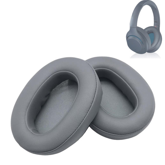 2 almohadillas de esponja para auriculares SONY WH-XB900N, color gris proteína, azul original, para SONY WH-XB900N (negro proteína)