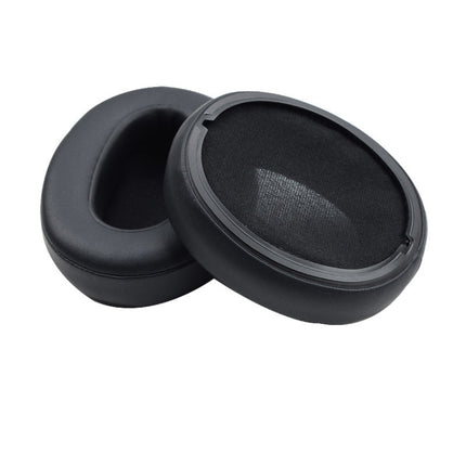 2pcs Sponge Earpad For SONY WH-XB900N Headset, Protein Skin-Gray, For SONY WH-XB900N (Protein Black)