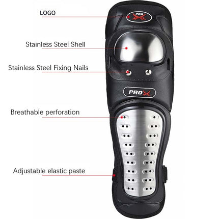 PRO-BIKER RH-1010 Motorcycle Keep Warm Anti-Fall Stainless Steel Protective Gear, RH-1010