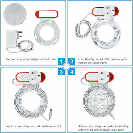 Router Wall Mount Bracket for TP-LINK DECO M5