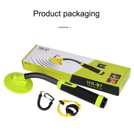 HS-07 Handheld Treasure Hunt Metal Detector Positioning Rod, Orange, Green