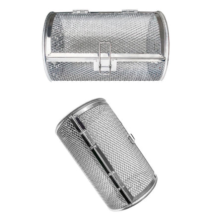 Stainless Steel Roasting Cage Oven Peanut Chestnut Cage, A Type 12 x18cm, B Type 14 x18cm, C Type 12 x 23cm, D Type 14 x 23cm