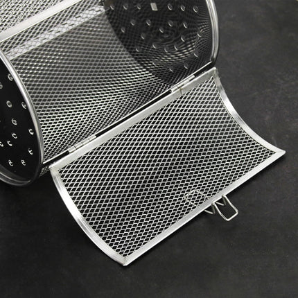 Stainless Steel Roasting Cage Oven Peanut Chestnut Cage, A Type 12 x18cm, B Type 14 x18cm, C Type 12 x 23cm, D Type 14 x 23cm